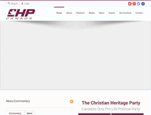 Tablet Screenshot of chp.ca